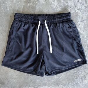 Kill Crew MUAY THAI SHORTS (MID THIGH CUT)BLACK